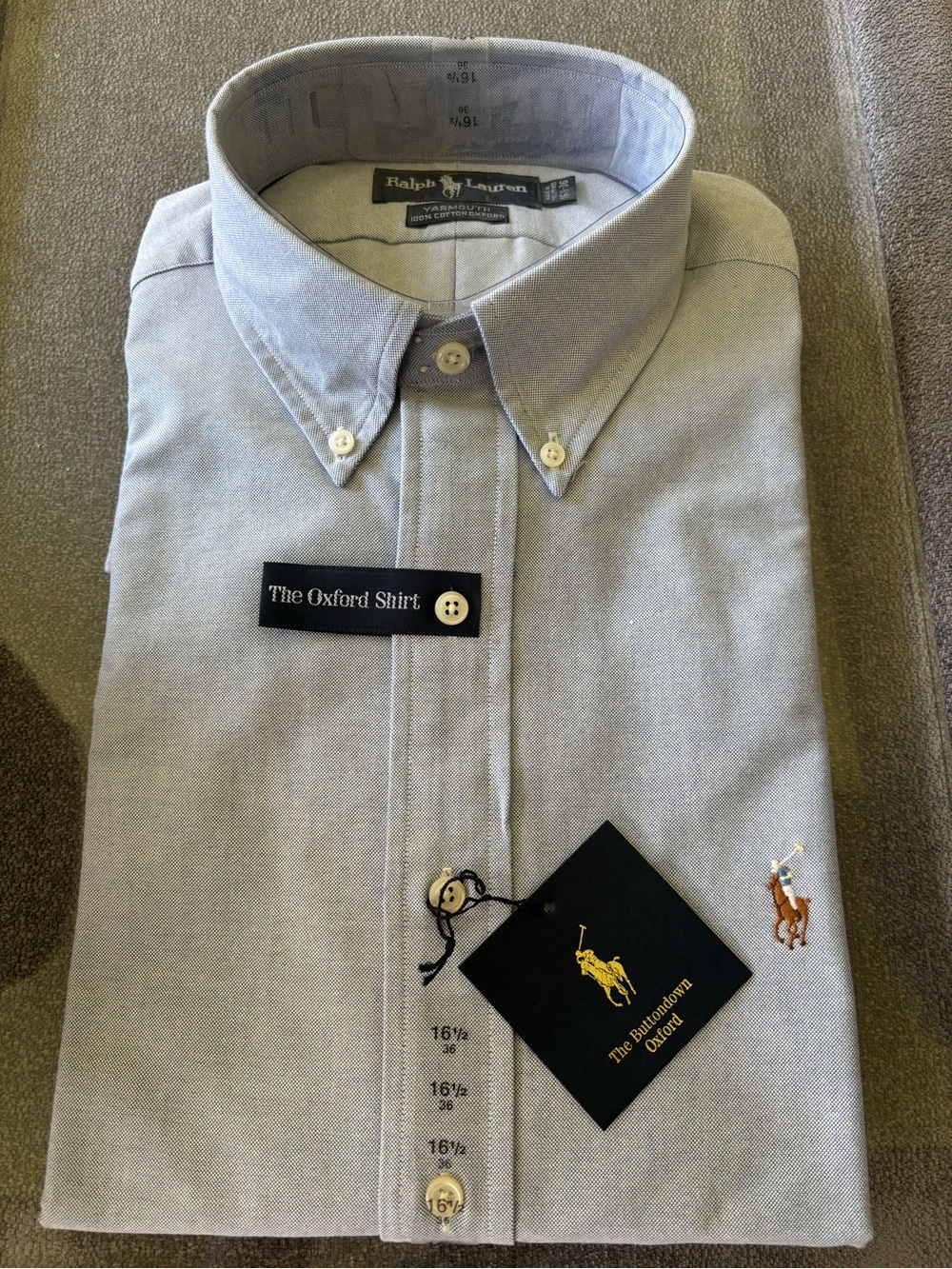 Ralph Lauren Light Blue Button-Down Oxford Shirt